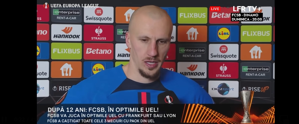 Vlad Chiricheş, după FCSB - PAOK: Am arătat ca o echipă mare!